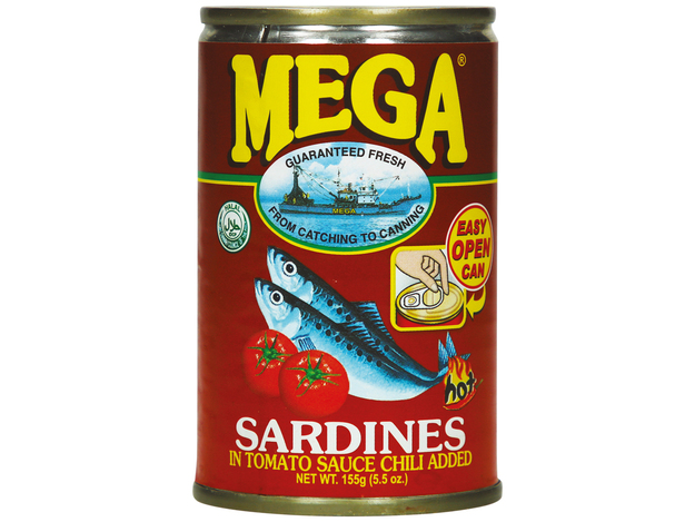 Mega Sardines Tomato Sauce Chilli 155g