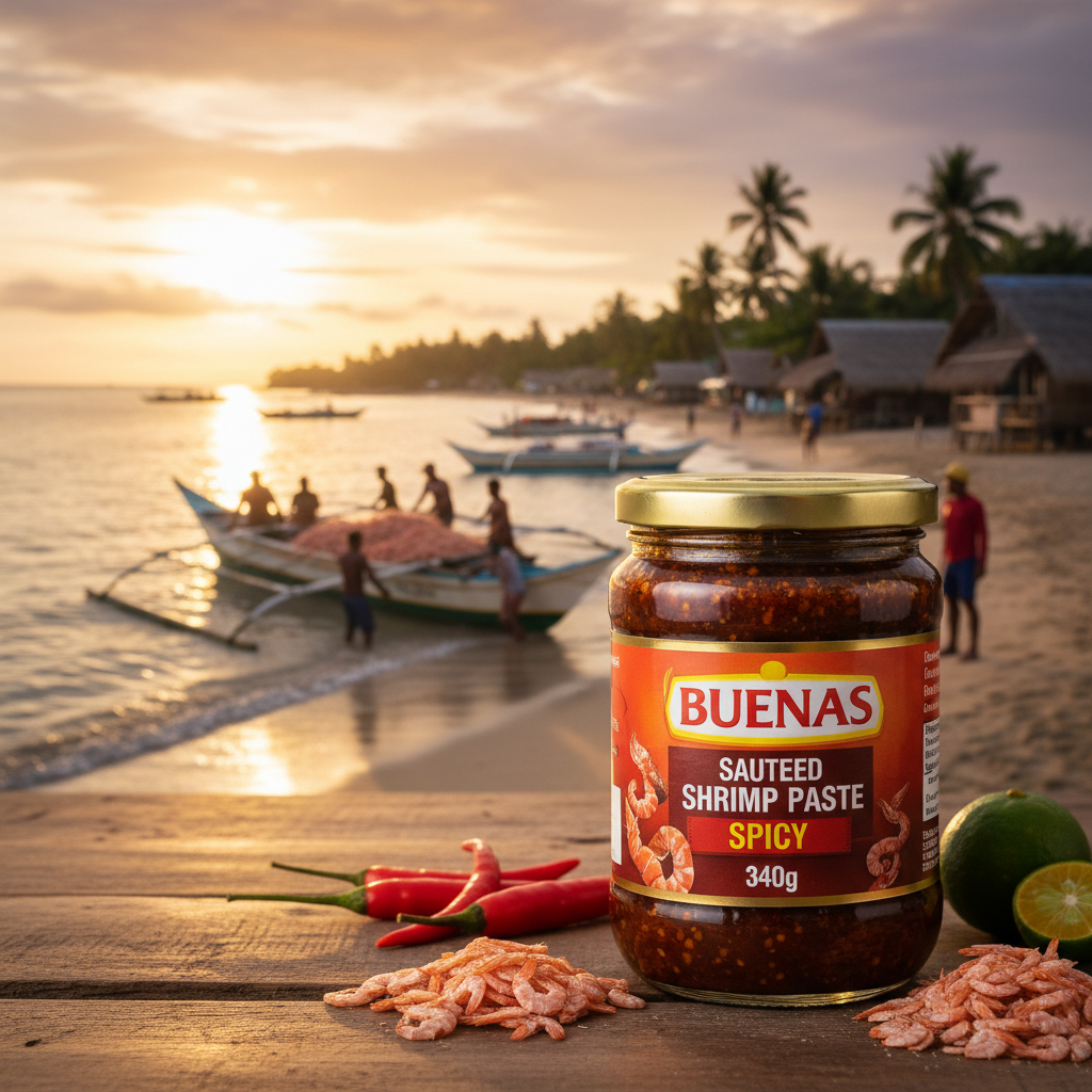 Buenas sauteed shrimp paste spicy 340g