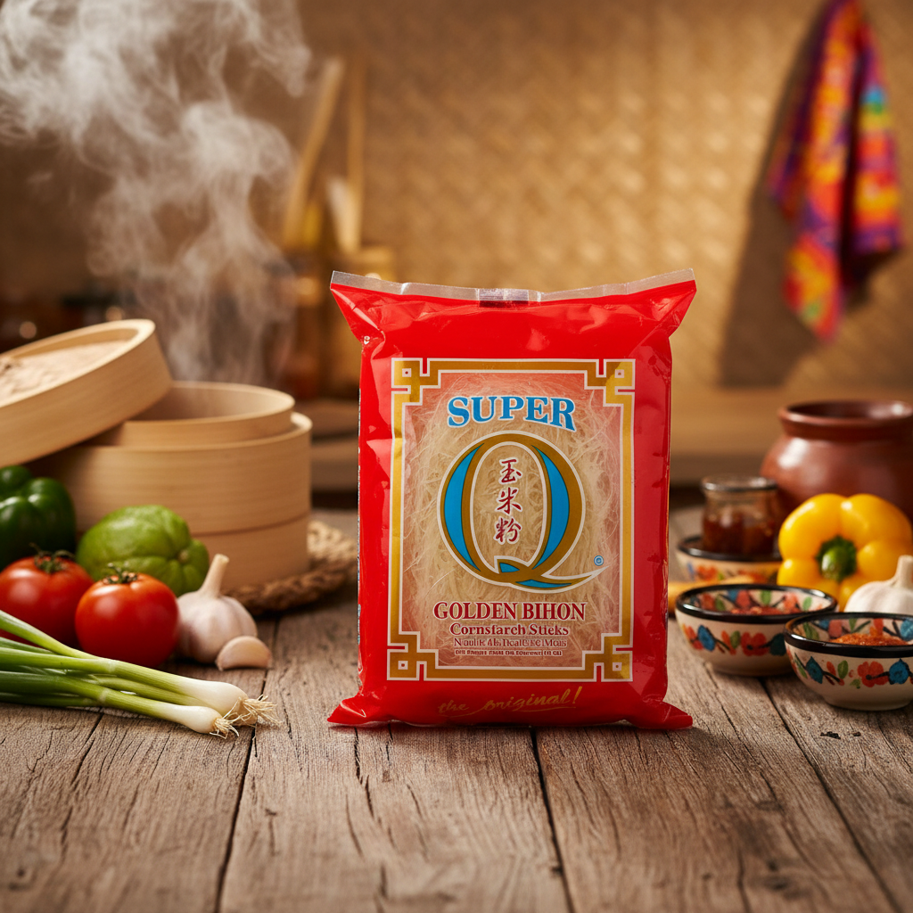 Super Q Golden Bihon - Filipino háttér